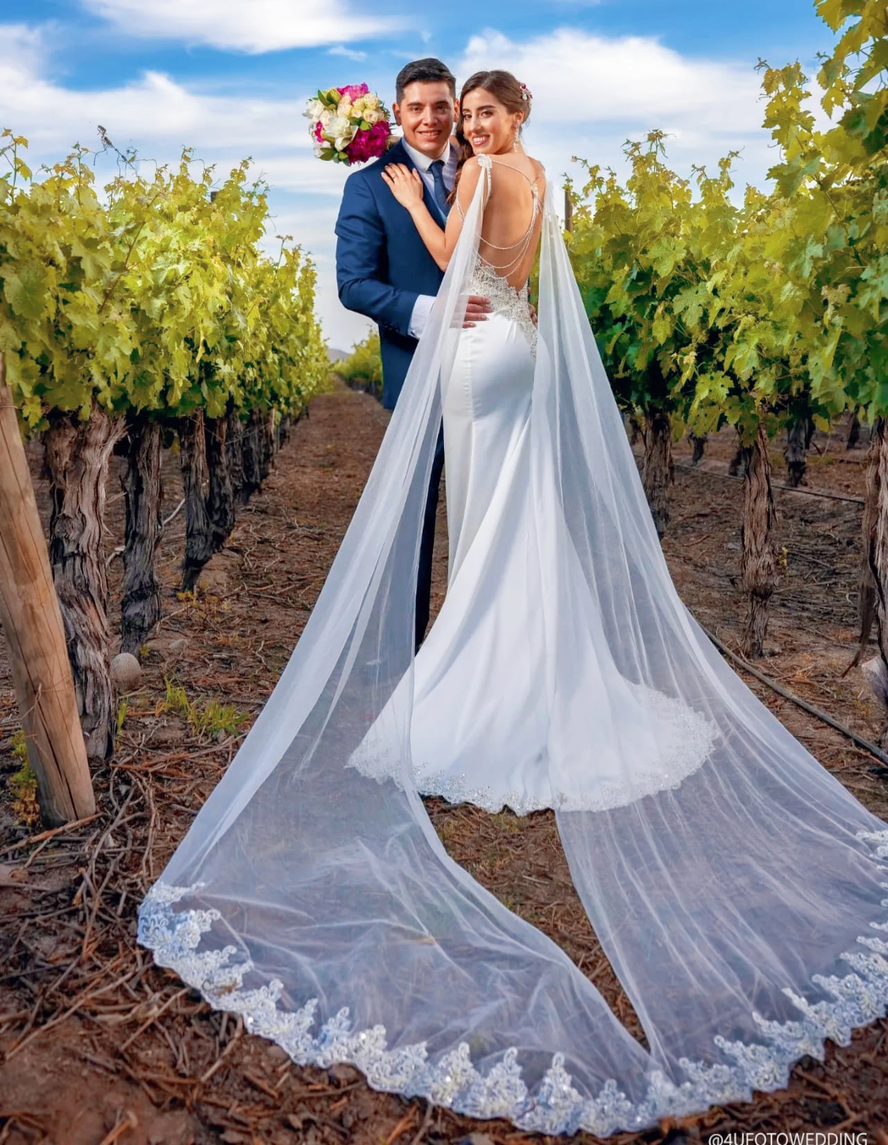 Vestido de Novia con brillo
