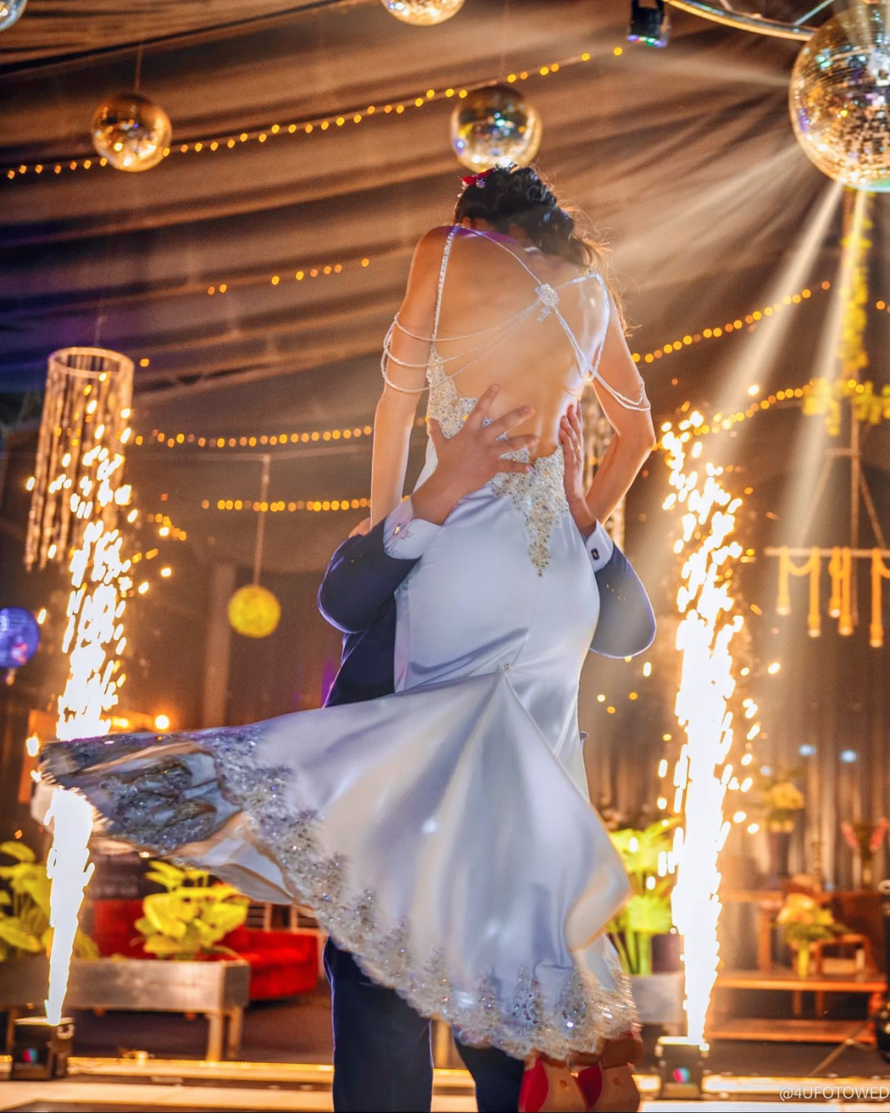 Vestido de Novia con brillo