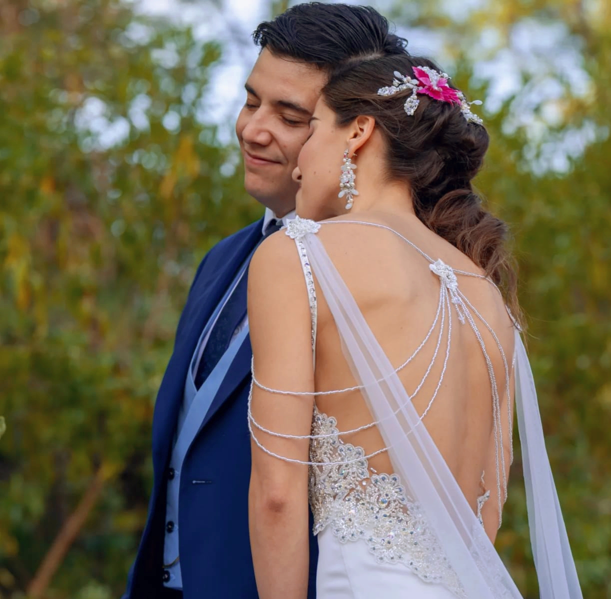 Vestido de Novia con brillo